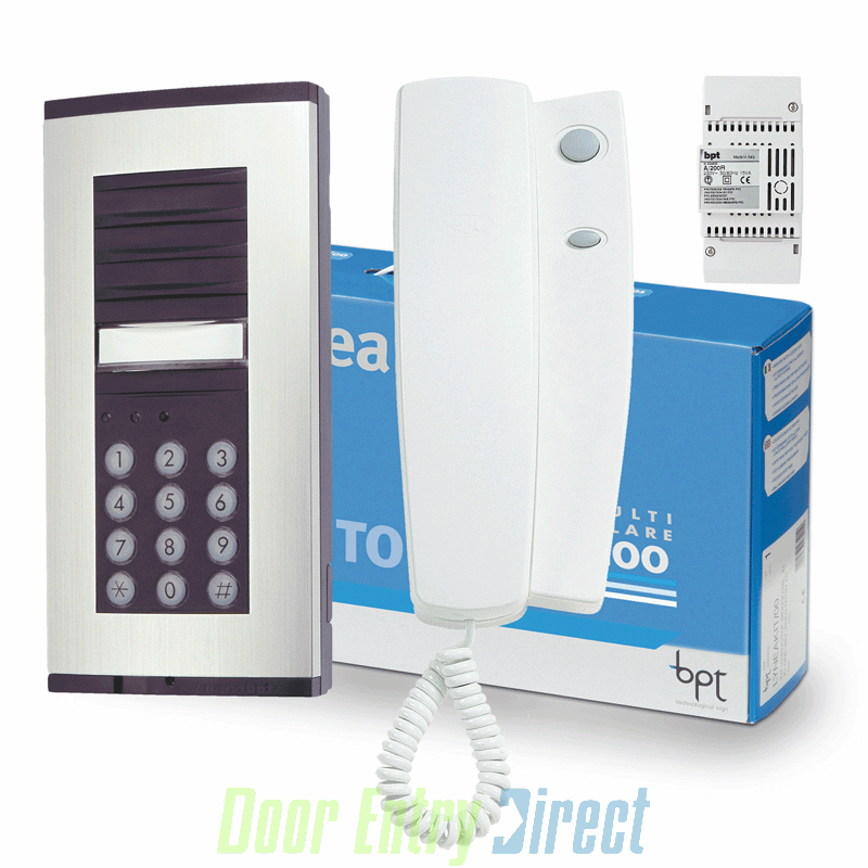 VSET1N/HNA BPT       audio door entry kit, Targa panel with  keypad